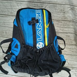 Lange Ski Snowboard Back Pack Boot Bag Black Blue